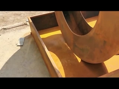 Característica de água de aço corten elétrico personalizável para projeto arquitetônico