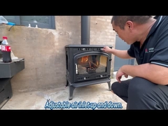 Forno de carvão de ferro fundido antigo sob medida