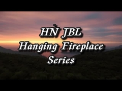 23.6 polegadas fogão a lenha ISO9001 fogão a lenha suspensa