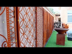 Painéis de cortina polida e perfurada Decoração Espessura sob medida